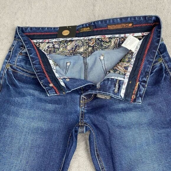 Jack & Jones Corp of Denmark Men's Size W32/L32 Blue Jeans New Mooty Original - Picture 12 of 16